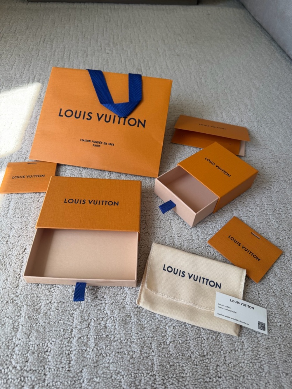 Louis Vuitton Shopping Bag and 2 gift boxes AUTHENTIC